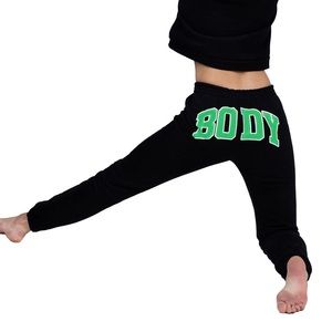 Backshots Sweatpants Black Body by Raven Tracy